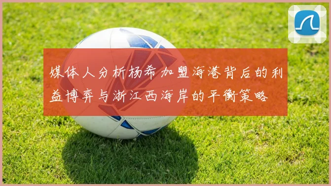 媒体人分析杨希加盟海港背后的利益博弈与浙江西海岸的平衡策略